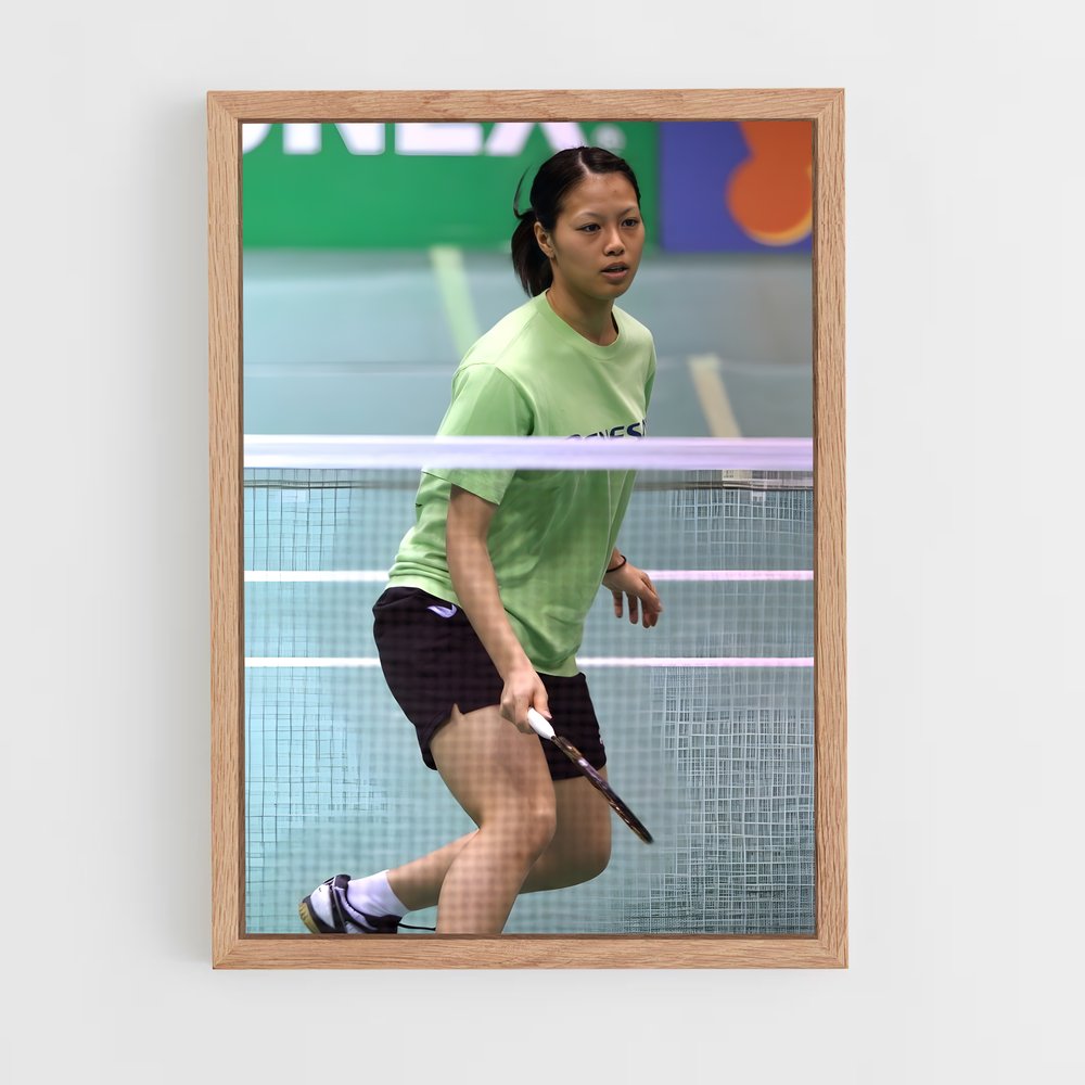 Poster Yuki fukushima dehors – affiche Badminton (vue 4)